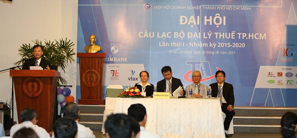 Ban chủ nhiệm chính thức của CLB Đại lý Thuế TP.HCM lần thứ I (Nhiệm kỳ 2015 - 2020)