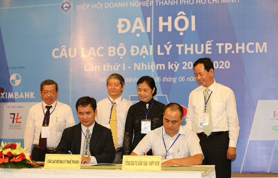 Lễ ký kết của CLB Đại Lý Thuế với tổng đài 1088