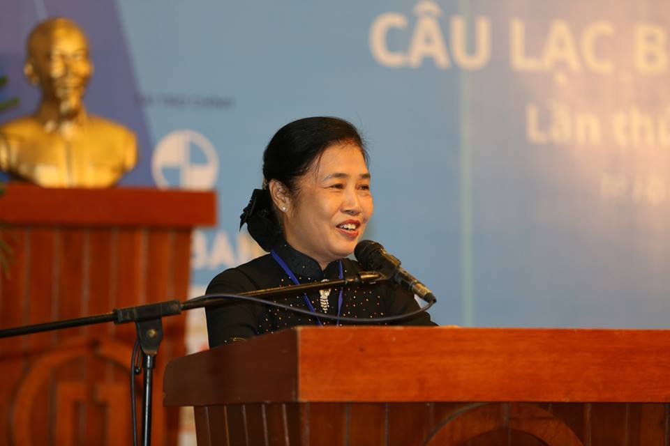 Bà Nguyễn Thị Phương Dung - Nguyên Cục Trưởng Cục Thuế Tp HCM phát biểu trong Đại hội
