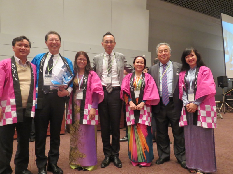 TGĐ VTAX chụp hình lưu niệm trong hội nghị AOTCA Meeting 2015 tại Osaka - Japan