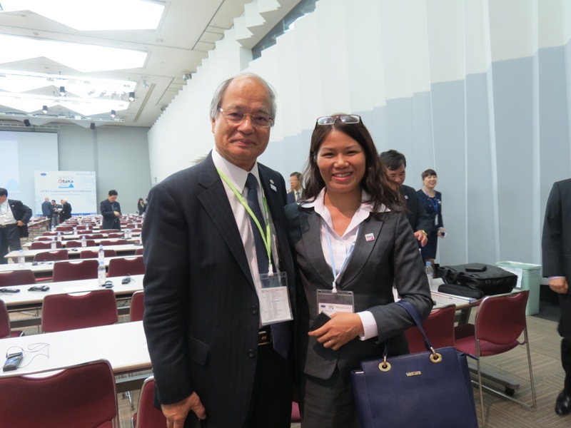 TGĐ VTAX chụp hình lưu niệm trong hội nghị AOTCA Meeting 2015 tại Osaka - Japan