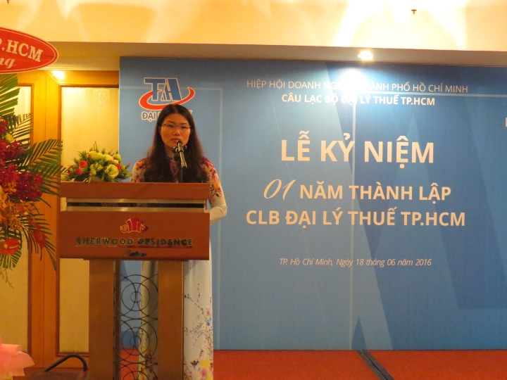 TGĐ Đại Lý Thuế VTAX phát biểu trong Hội nghị